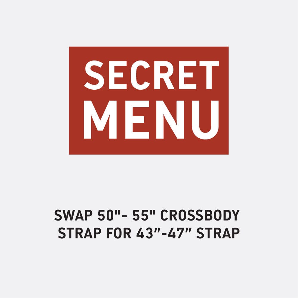SWITCH 51"-58" FOR 45”-49” CROSSBODY STRAP