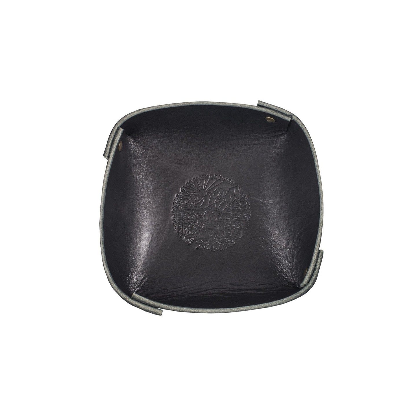 LEATHER VALET TRAY