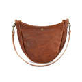 CELESTE LEATHER HOBO BAG - JADE BISON