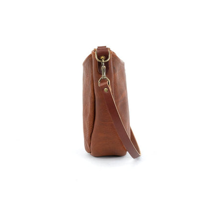 CELESTE LEATHER HOBO BAG - GOLDEN SUN
