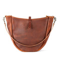 CELESTE LEATHER HOBO BAG - MEDIUM - COBALT BISON