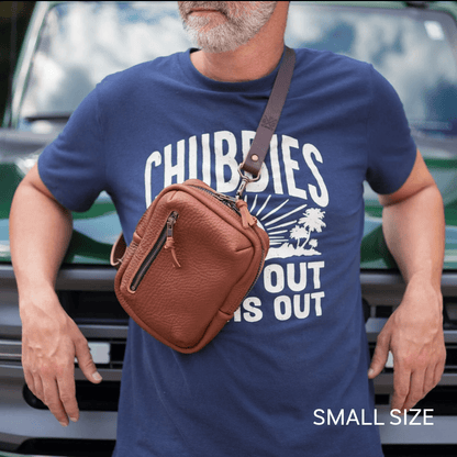 LEATHER SLING BAG