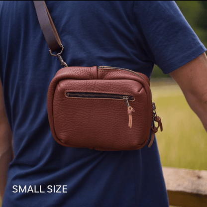 LEATHER SLING BAG
