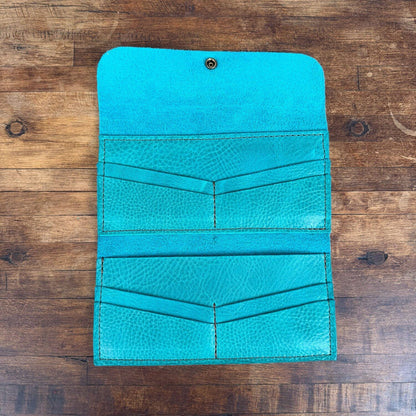 MARIE LEATHER WALLET - BERMUDA - IN STOCK