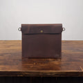 HANNAH LEATHER CROSSBODY - RUSTIC PECAN