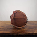 MAPLE CIRCLE CROSSBODY BAG - LARGE - SADDLE - FIRST BAG MADE - IN STOCK