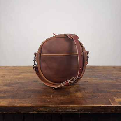 MAPLE CIRCLE CROSSBODY BAG - LARGE - SADDLE - IN STOCK
