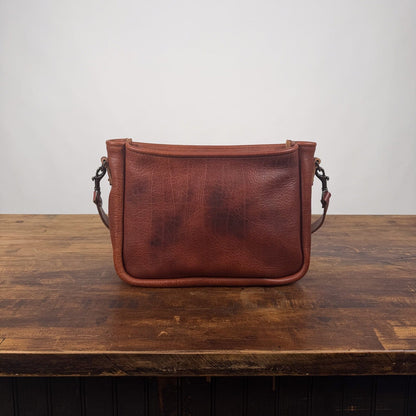 RENNIE LEATHER SHOULDER BAG - MEDIUM - WHISKY BISON - IN STOCK