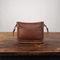 RENNIE LEATHER SHOULDER BAG - MEDIUM - SADDLE - IN STOCK