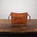 RENNIE LEATHER SHOULDER BAG - MEDIUM - PEANUT BISON - IN STOCK