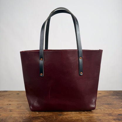 AVERY LEATHER TOTE BAG - LARGE - OXBLOOD - NEARLY PERFECT - IN STOCK