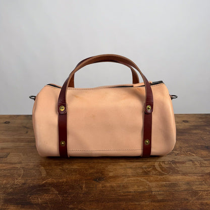 JANE LEATHER CROSSBODY - NATURAL VEG TAN - SADDLE STRAPS - NEARLY PERFECT - IN STOCK