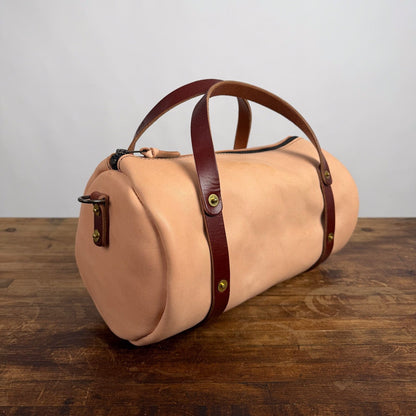 JANE LEATHER CROSSBODY - NATURAL VEG TAN - SADDLE STRAPS - NEARLY PERFECT - IN STOCK