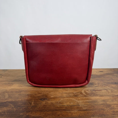 KINDLE LEATHER SATCHEL - SMALL - OXBLOOD - NEARLY PERFECT - IN STOCK