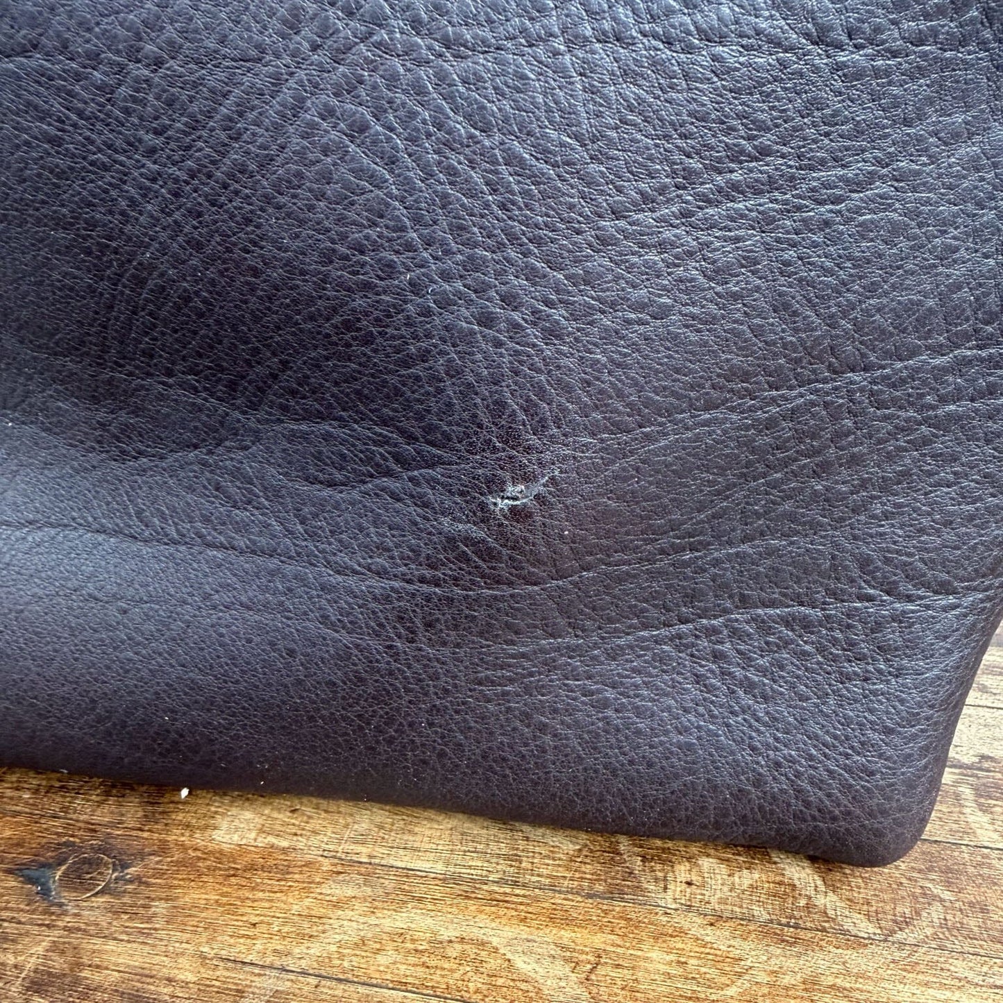 AVERY CROSSBODY - MINI - MOCHA - SADDLE -D-RING LEATHER - HEMMED TOP - NEARLY PERFECT - IN STOCK