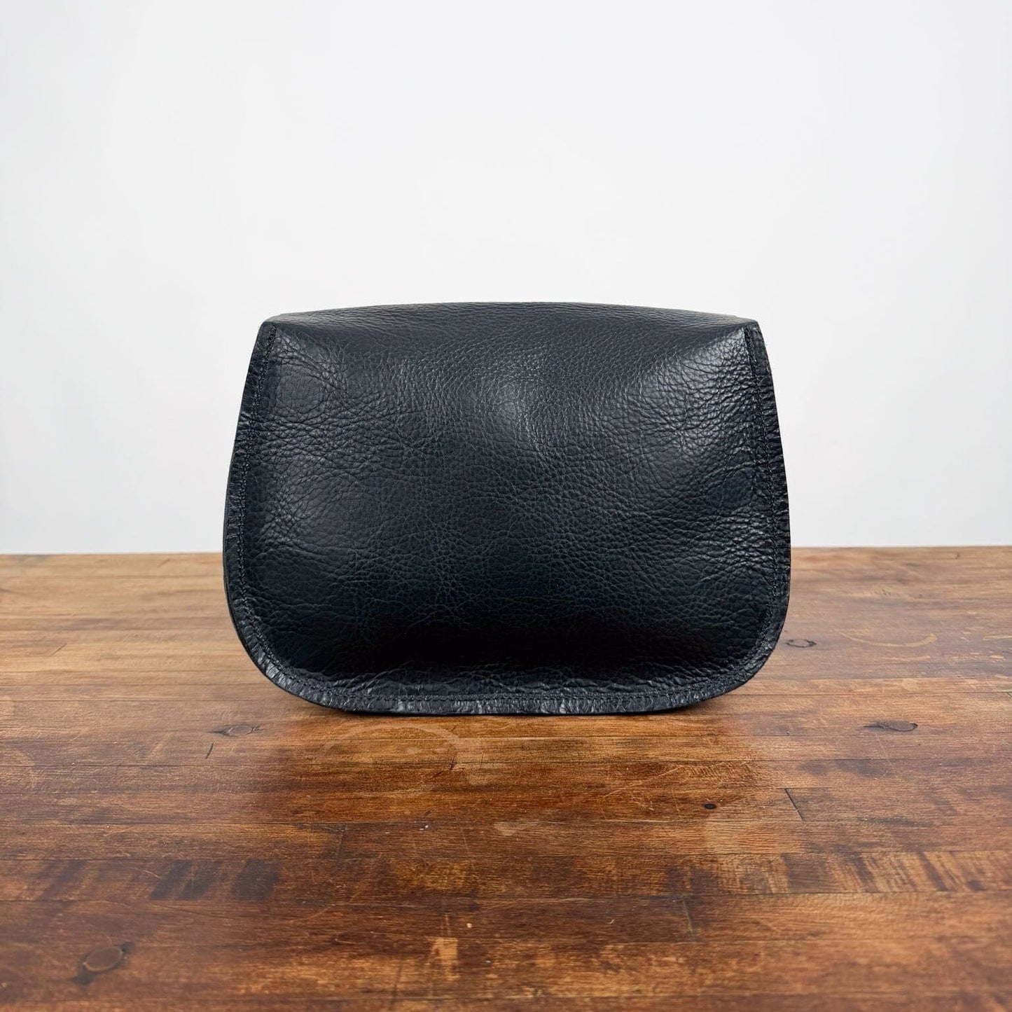 VIVIAN SATCHEL LEATHER CROSSBODY - BLACK BISON - IN STOCK