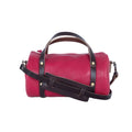 JANE LEATHER CROSSBODY - FUCHSIA