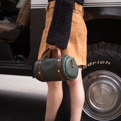 JANE LEATHER CROSSBODY - SMALL - FOREST GREEN