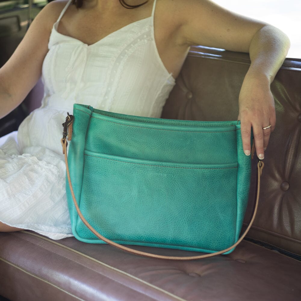 Rennie large leather crossbody bermuda