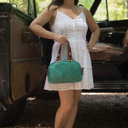 HOFFMAN LEATHER CROSSBODY BAG - MINI - BERMUDA