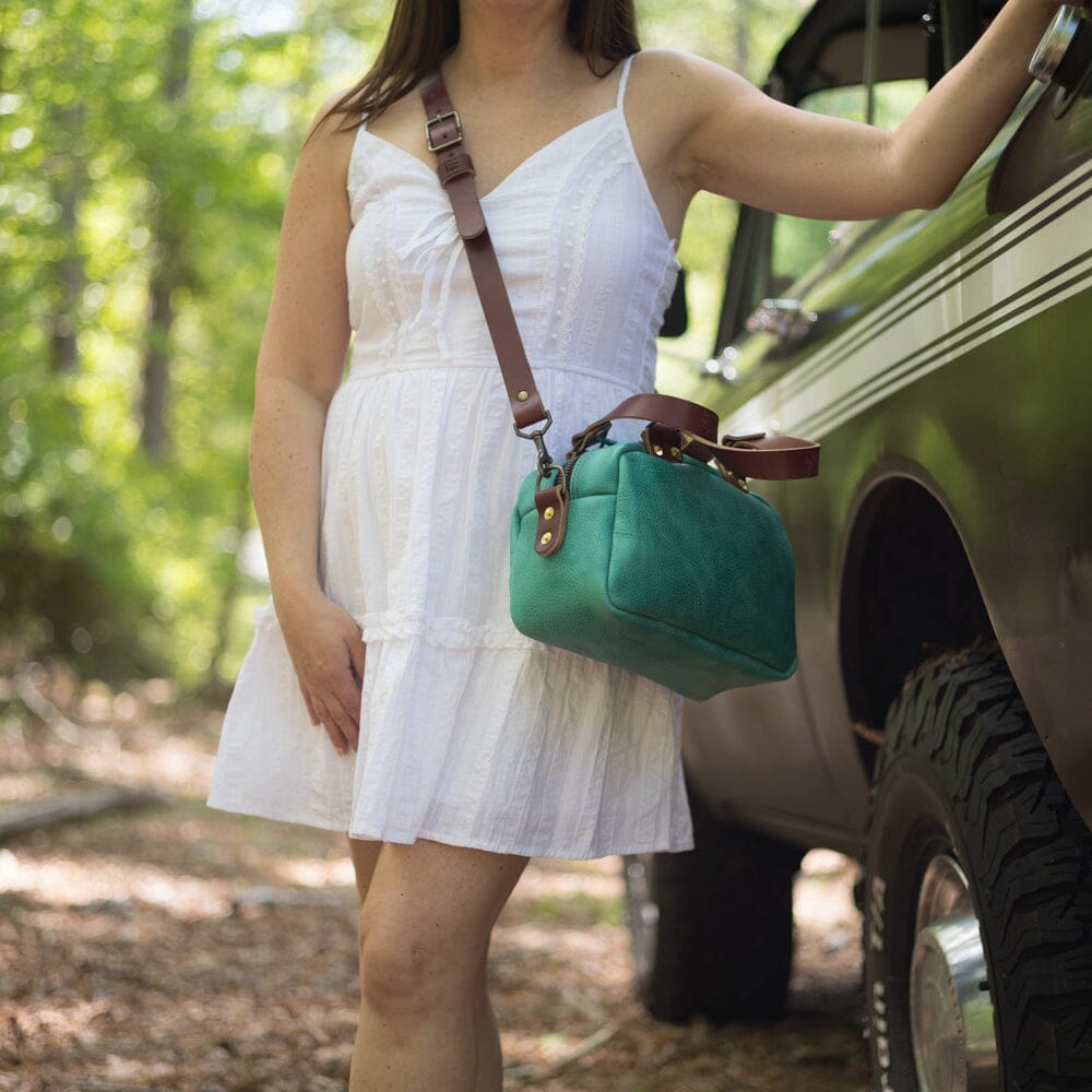 HOFFMAN LEATHER CROSSBODY BAG - MINI - BERMUDA