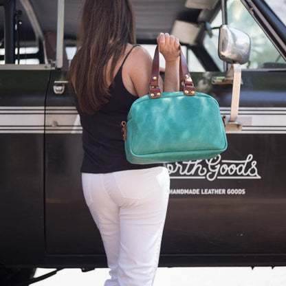 HOFFMAN LEATHER CROSSBODY BAG - BERMUDA