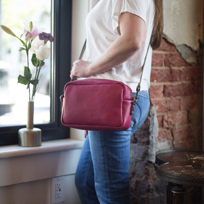 sarah leather crossbody
