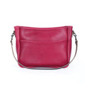 RENNIE LEATHER SHOULDER BAG - LARGE - FUCHSIA