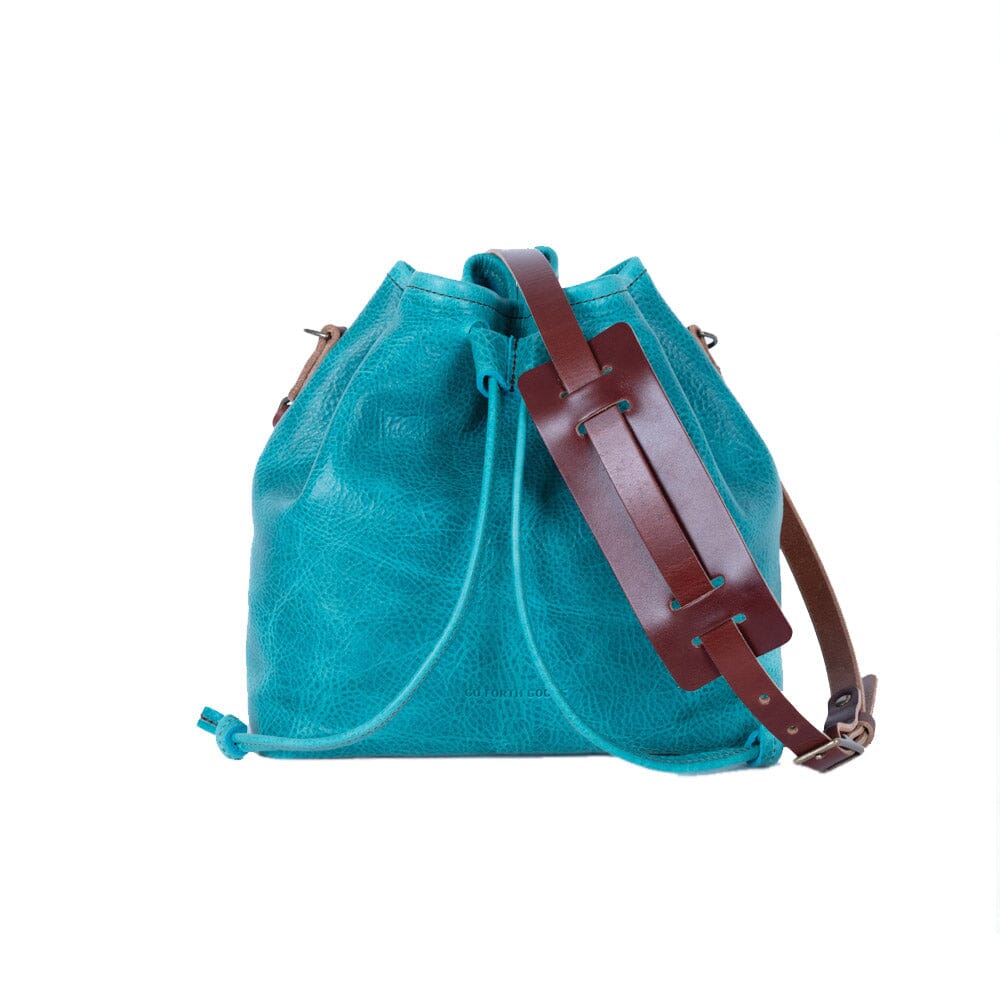 Abby leather bucket bag bermuda