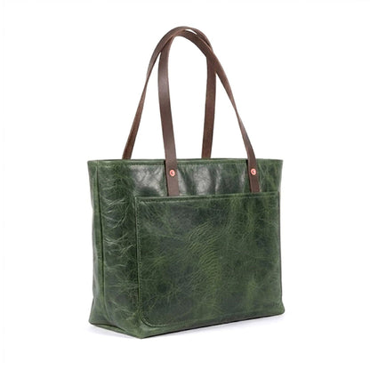 AVERY LEATHER TOTE BAG - LARGE - DELUXE