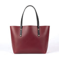 AVERY LEATHER TOTE BAG - LARGE - OXBLOOD