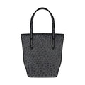 AVERY LEATHER TOTE BAG - SLIM MEDIUM - RAVEN