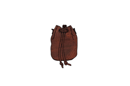 LEATHER BUCKET BAG - SMALL - WHISKY BISON | MOCHA STRAPS