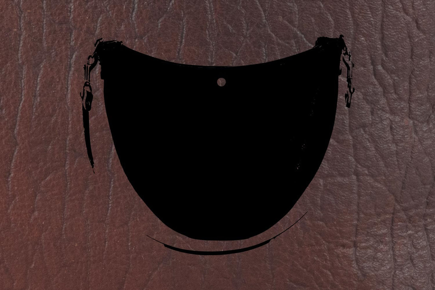 CELESTE LEATHER HOBO BAG - CHERRY BISON