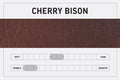 SARAH LEATHER CROSSBODY - LARGE - CHERRY BISON