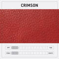 LEATHER FANNY PACK / LEATHER WAIST BAG - DELUXE - CRIMSON