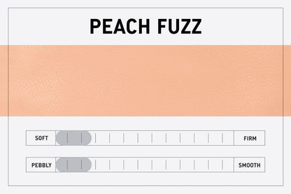 LEATHER BUCKET BAG - MEDIUM - PEACH FUZZ