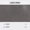 AVERY LEATHER TOTE BAG - SLIM MEDIUM - LEAD GRAY