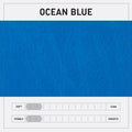 AVERY LEATHER TOTE BAG - SLIM LARGE - OCEAN BLUE
