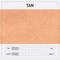 FELICITY ZIPPERED CLUTCH WITH WRISTLET - SMALL - TAN