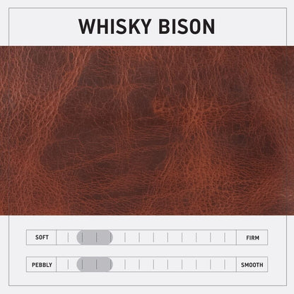 LEATHER FANNY PACK / LEATHER WAIST BAG - WHISKY BISON