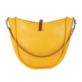 CELESTE LEATHER HOBO BAG - LARGE - GOLDEN SUN