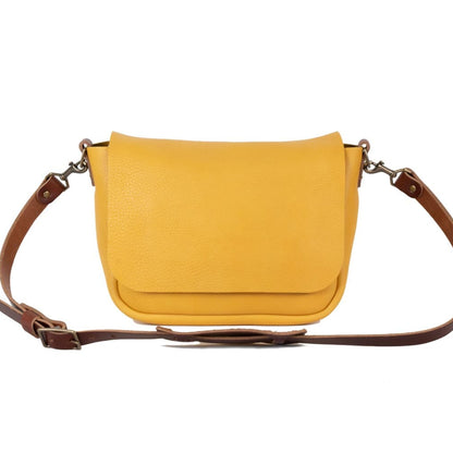 KINDLE LEATHER SATCHEL - GOLDEN SUN