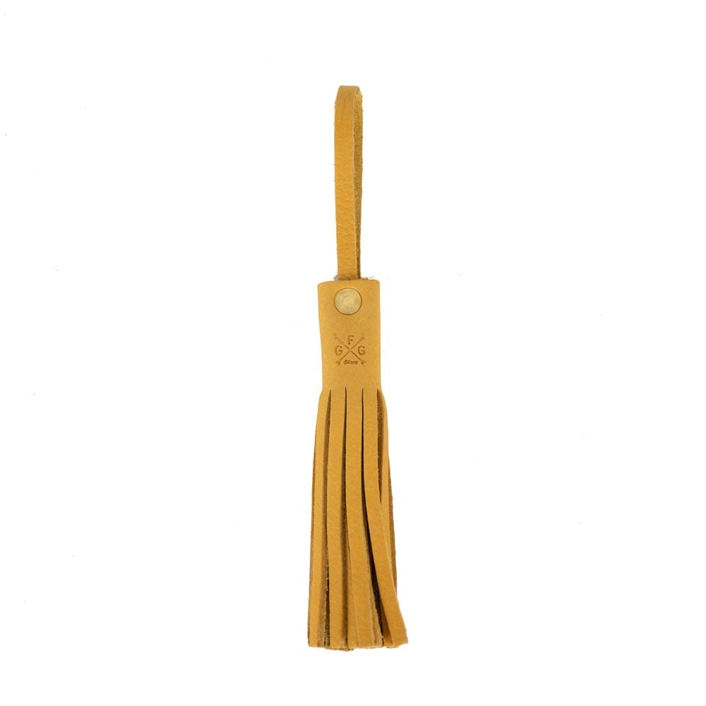 LEATHER TASSEL BAG CHARM