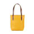 AVERY LEATHER TOTE BAG - SLIM MEDIUM - GOLDEN SUN