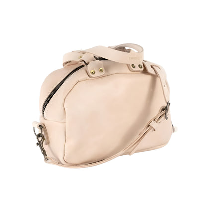 HOFFMAN LEATHER CROSSBODY BAG - NATURAL VEG TAN