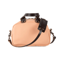 HOFFMAN LEATHER CROSSBODY BAG - PEACH FUZZ