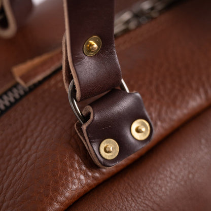 HOFFMAN LEATHER CROSSBODY BAG - EXTRA LARGE - DELUXE