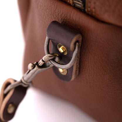 HOFFMAN LEATHER CROSSBODY BAG - EXTRA LARGE - DELUXE