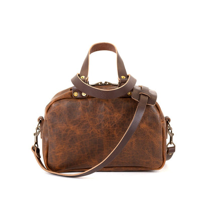 HOFFMAN LEATHER CROSSBODY BAG - HICKORY BISON